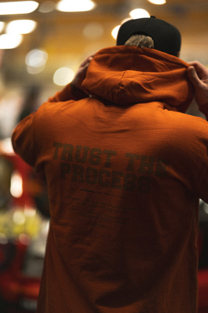 The Trust The Process Hoodie - Amber / Orange