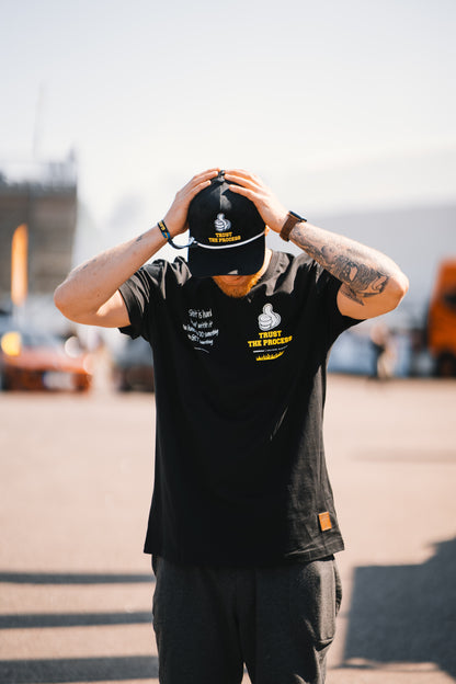 Roaderwear "Trust The Process" svart Tee / T-shirt - (Front Print Only)
