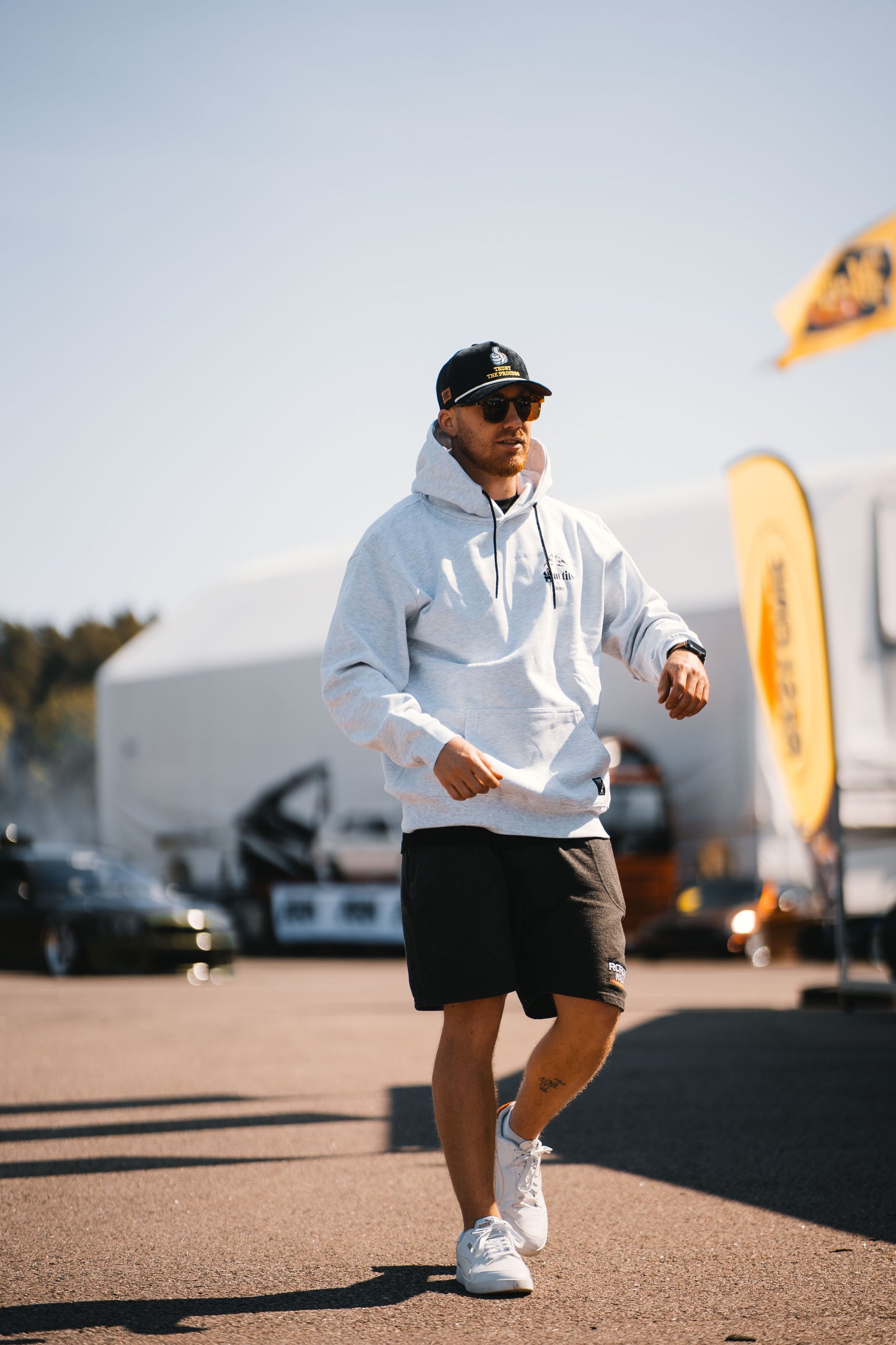 HÜRUNG3 Classic Great Tits Ash Grey Hoodie