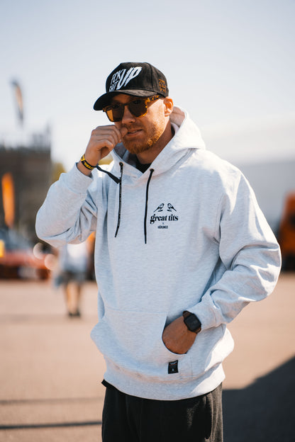 HÜRUNG3 Classic Great Tits Ash Grey Hoodie