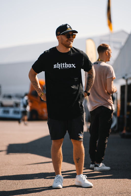 Roaderwear "Shitbox" Tee – Vit / Svart
