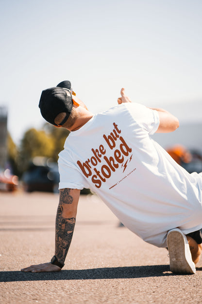 Roaderwear "Shitbox" Tee – Röd / Vit