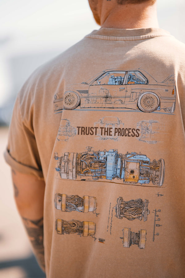 Roaderwear Trust The Process – E30 Rocket Wash Tee / T-shirt