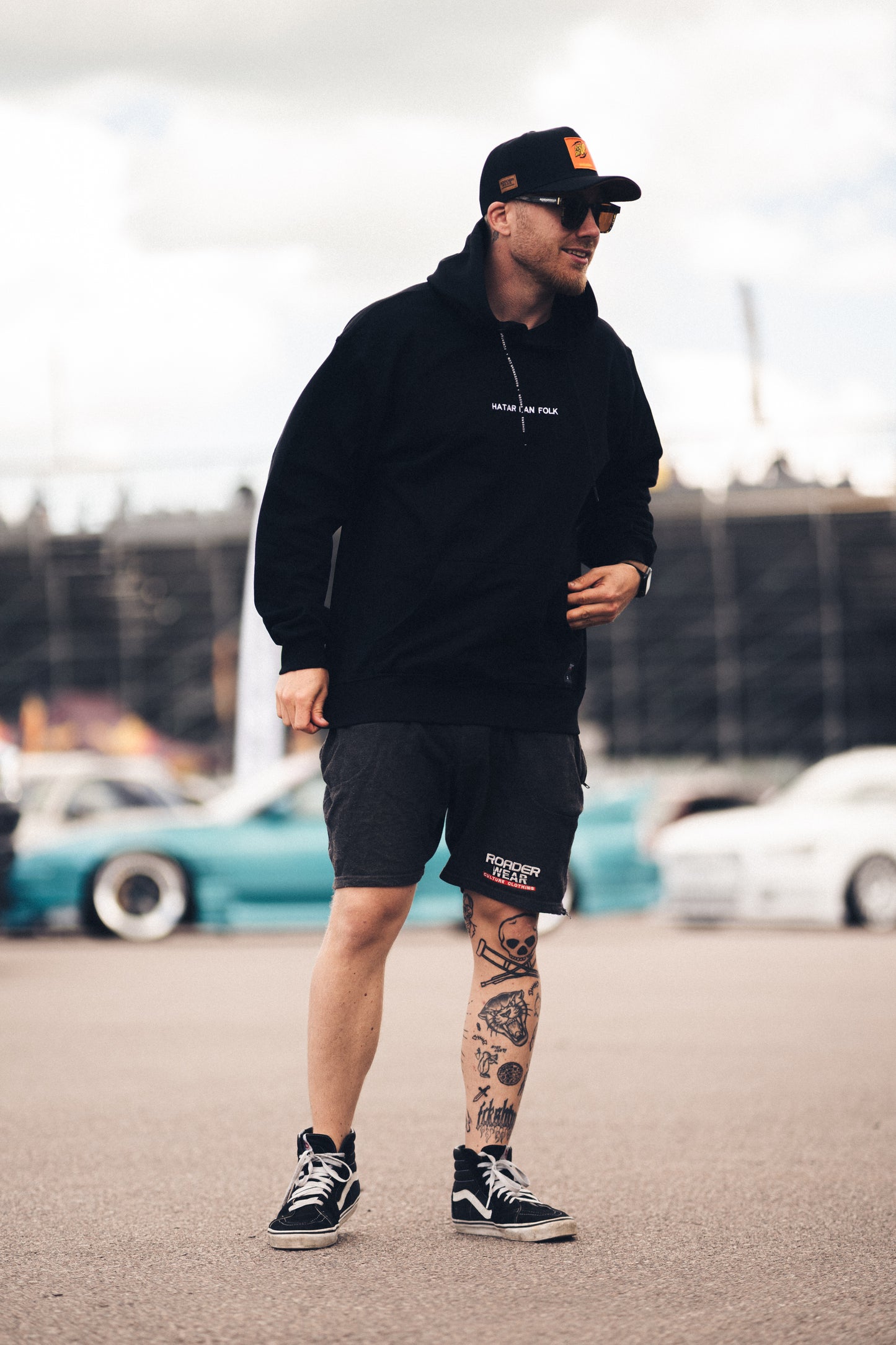 Hatar Fan Folk V2 Hoodie - Svart
