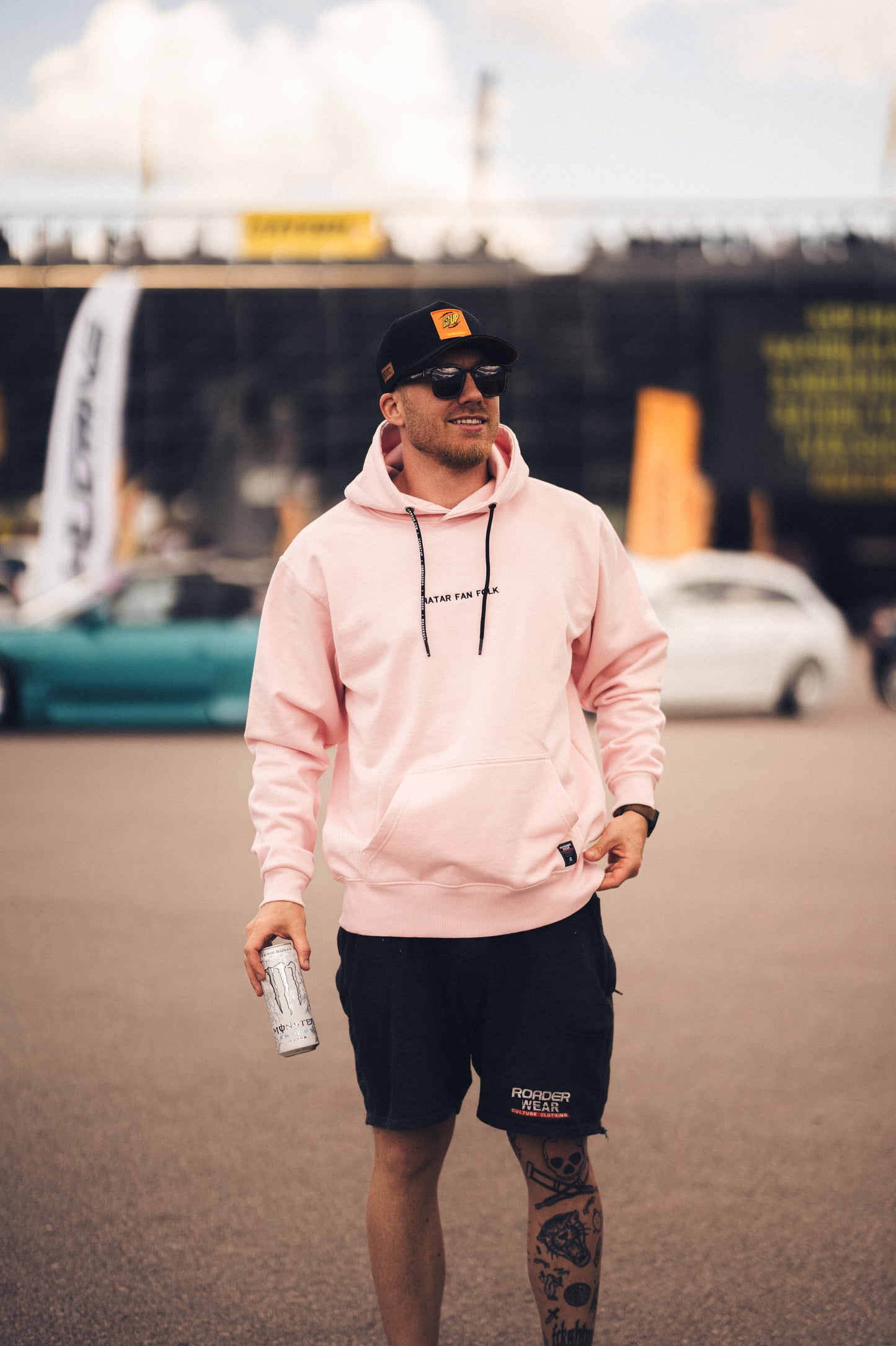 Hatar Fan Folk V2 Hoodie - Rosa / Pink