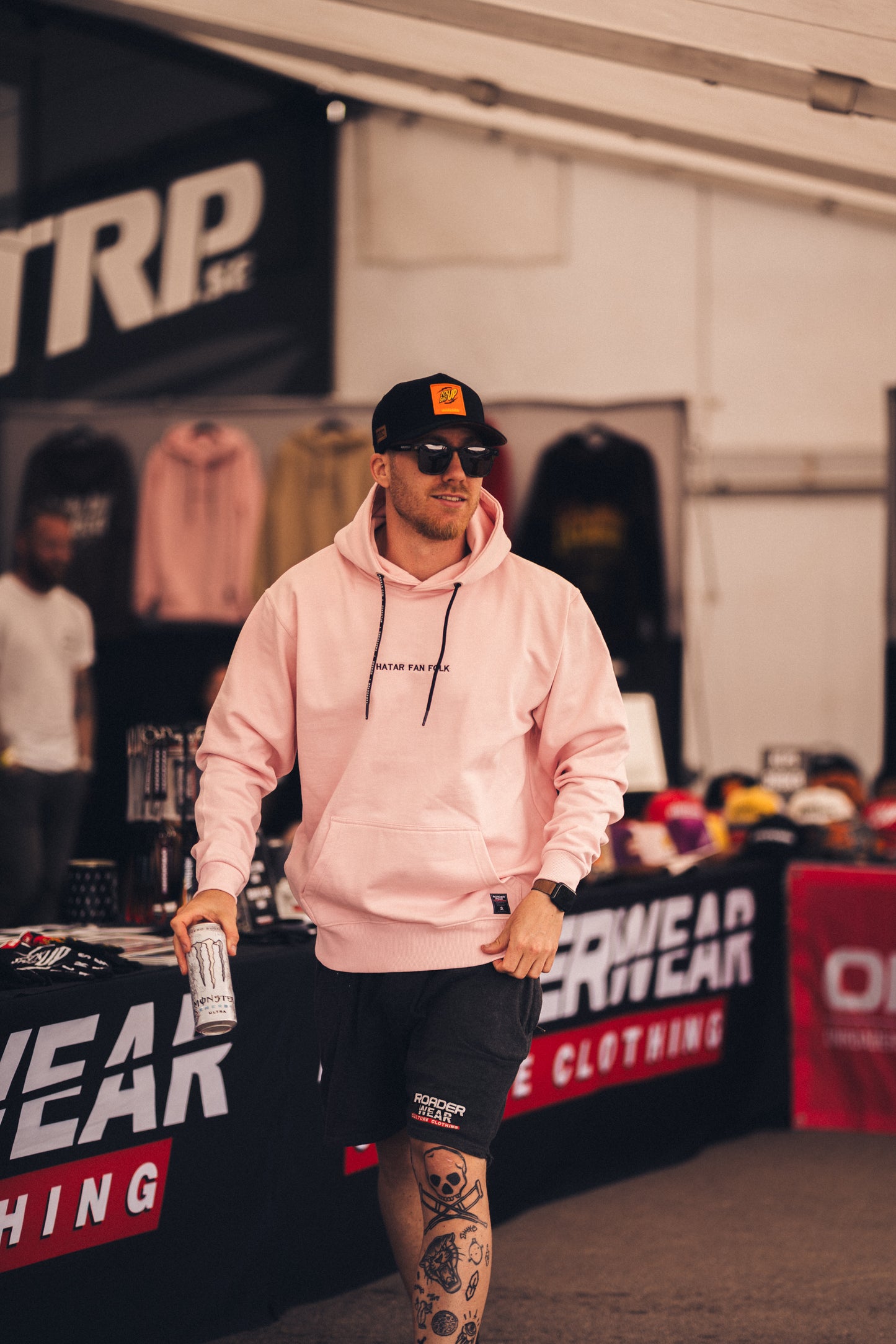 Hatar Fan Folk V2 Hoodie - Rosa / Pink