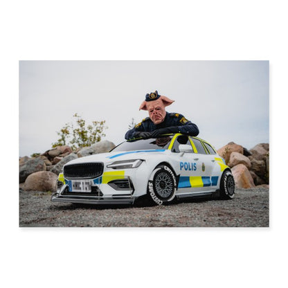 Widebody Critical Go-kart Polisbil Poster 70X50CM