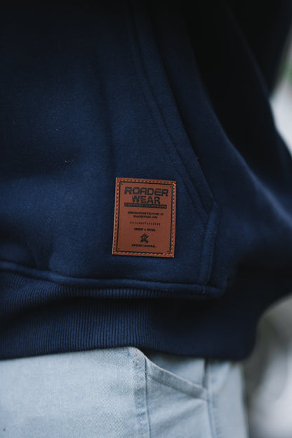Heavy Hoodie Navy - Trust The Process Patch
