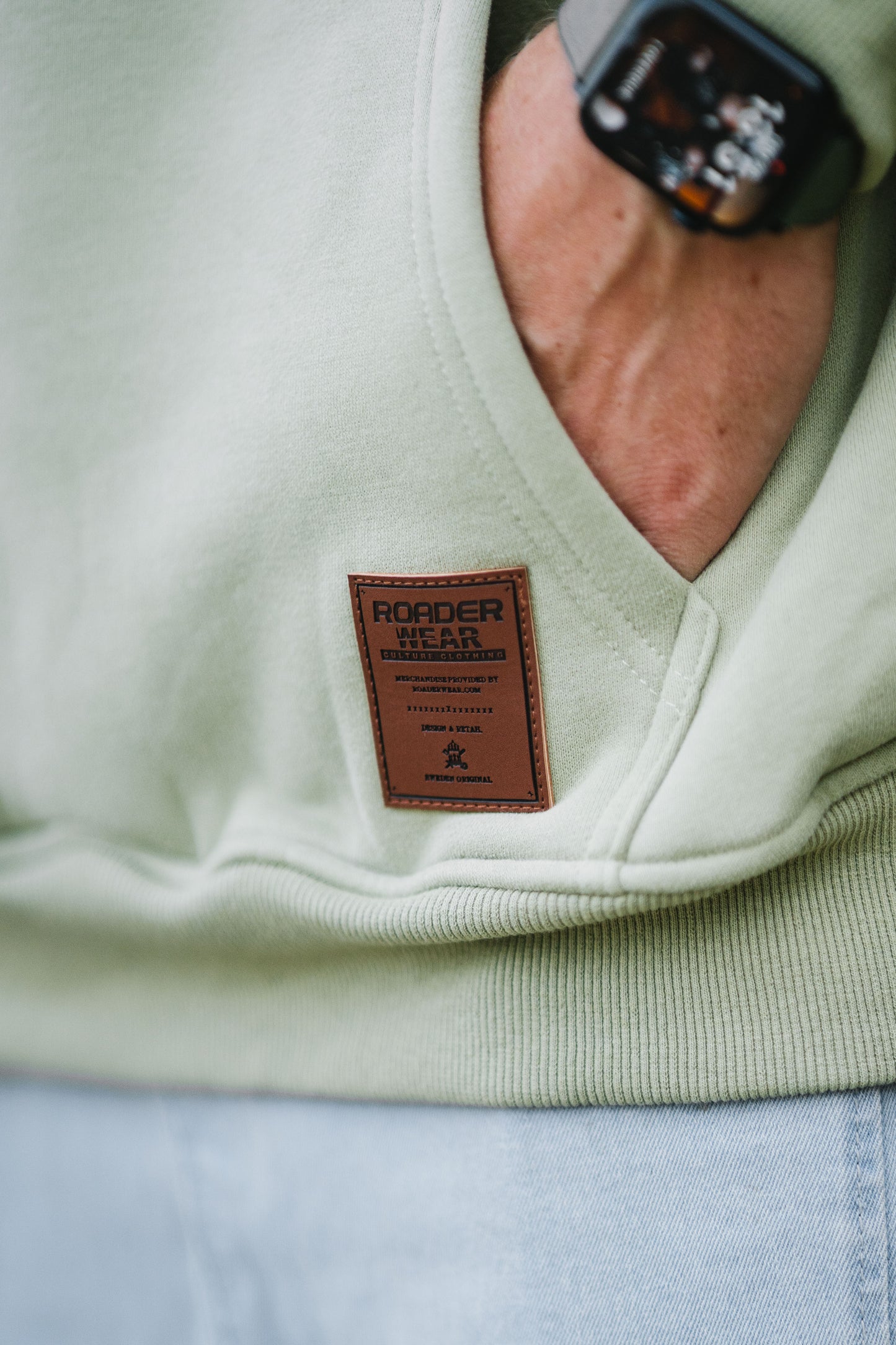 Onroaders Hoodie Embossed Logo Mint Green