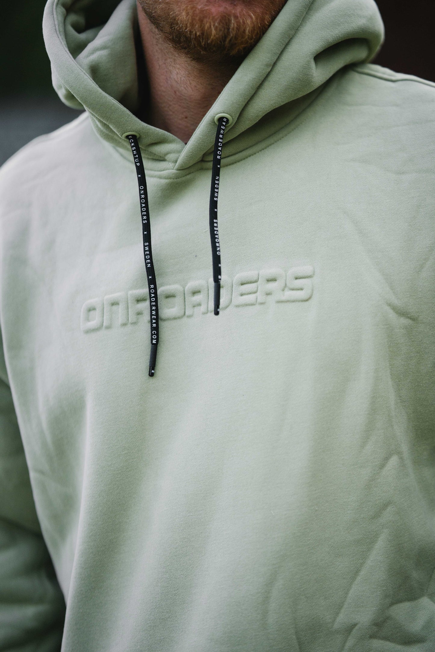 Onroaders Hoodie Embossed Logo Mint Green