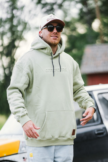 Onroaders Hoodie Embossed Logo Mint Green