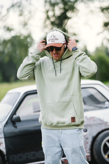 Onroaders Hoodie Embossed Logo Mint Green