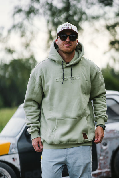 Onroaders Hoodie Embossed Logo Mint Green