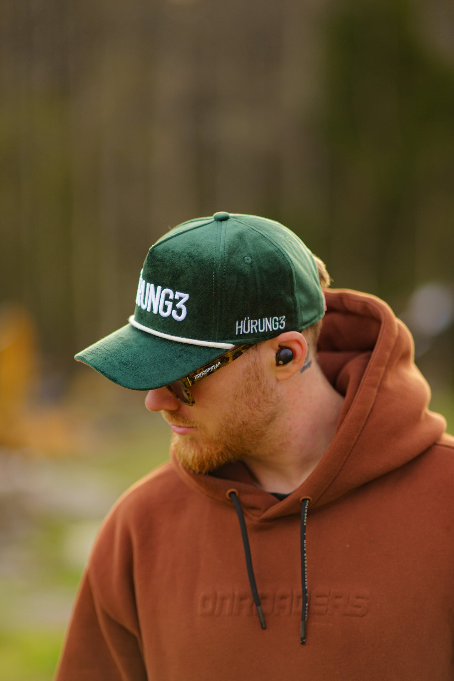 HÜRUNG3 5-panel Baseballkeps - HÜRUNG3 Statement Classic Green