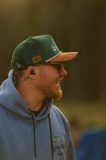 HÜRUNG3 Snapback / Keps - Great Tits Classic Green