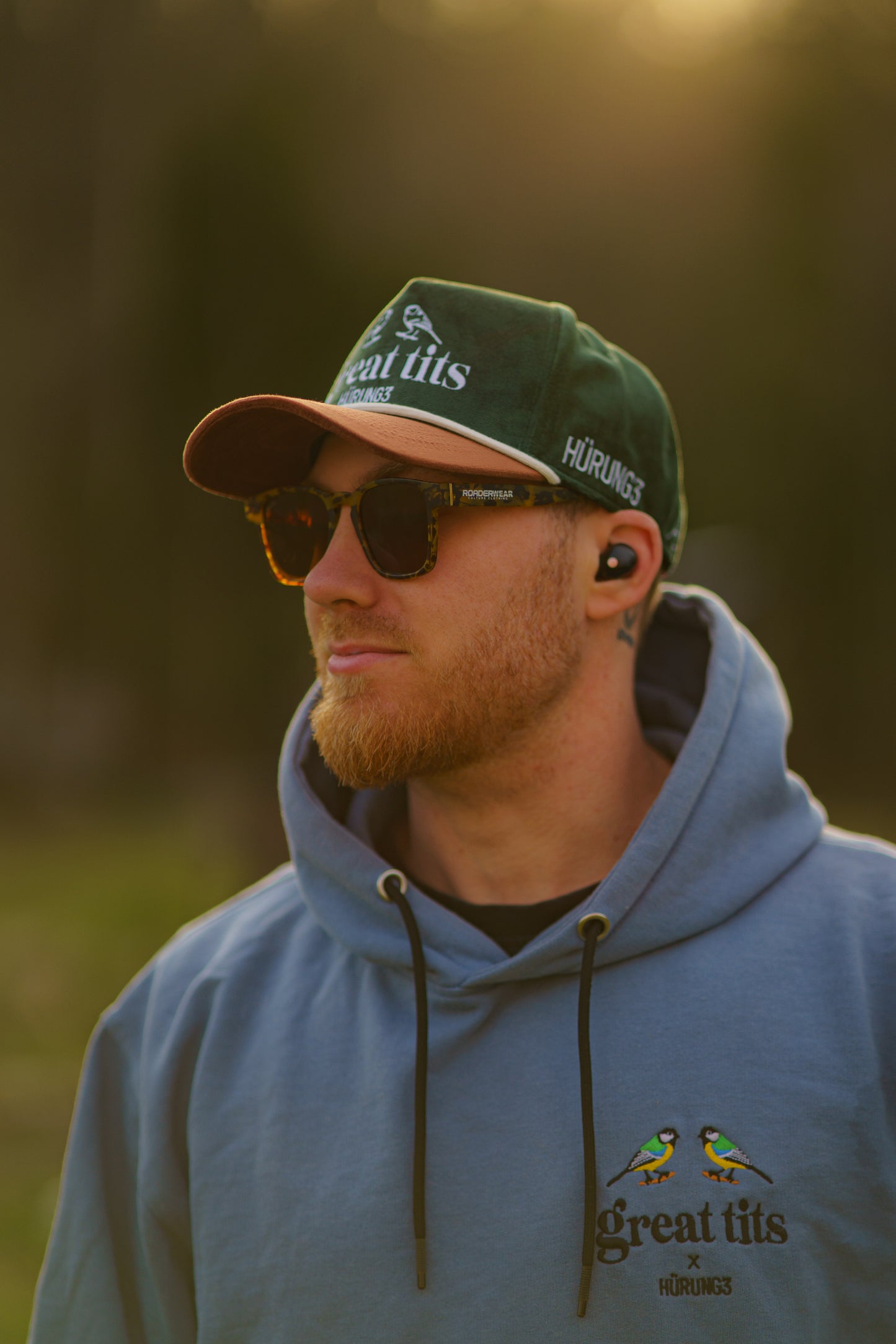 HÜRUNG3 Snapback / Keps - Great Tits Classic Green