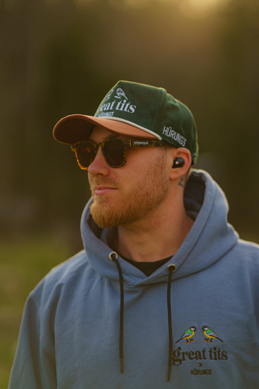 HÜRUNG3 Snapback / Keps - Great Tits Classic Green