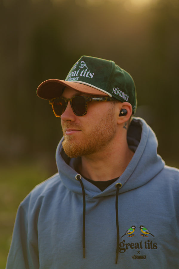 HÜRUNG3 Snapback / Keps - Great Tits Classic Green