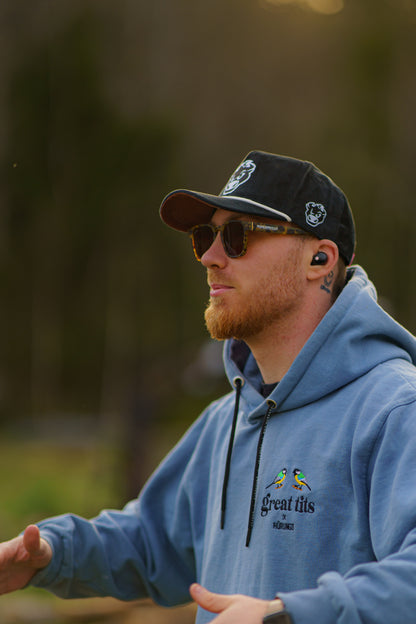 Onroaders "Kossan" / The Cow! Svart 5-panel Baseballkeps