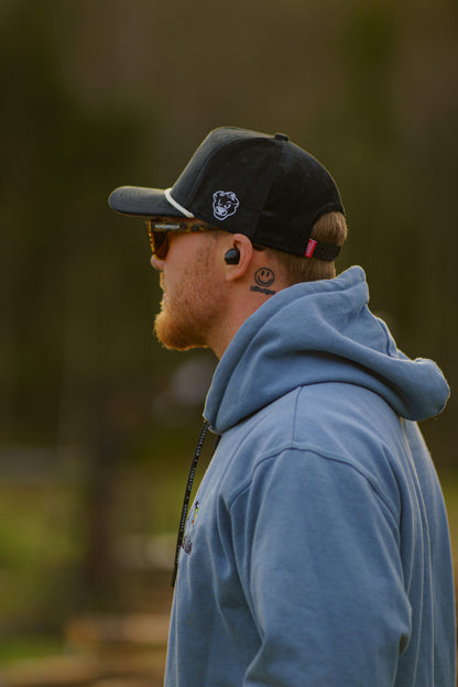 Onroaders "Kossan" / The Cow! Svart 5-panel Baseballkeps