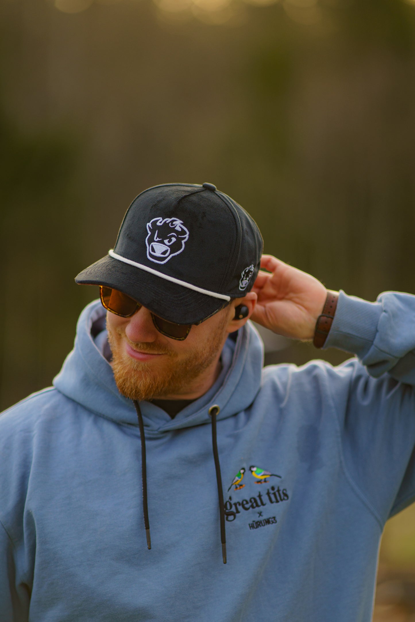 Onroaders "Kossan" / The Cow! Svart 5-panel Baseballkeps