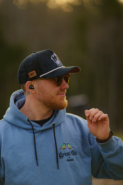 Onroaders "Kossan" / The Cow! Svart 5-panel Baseballkeps