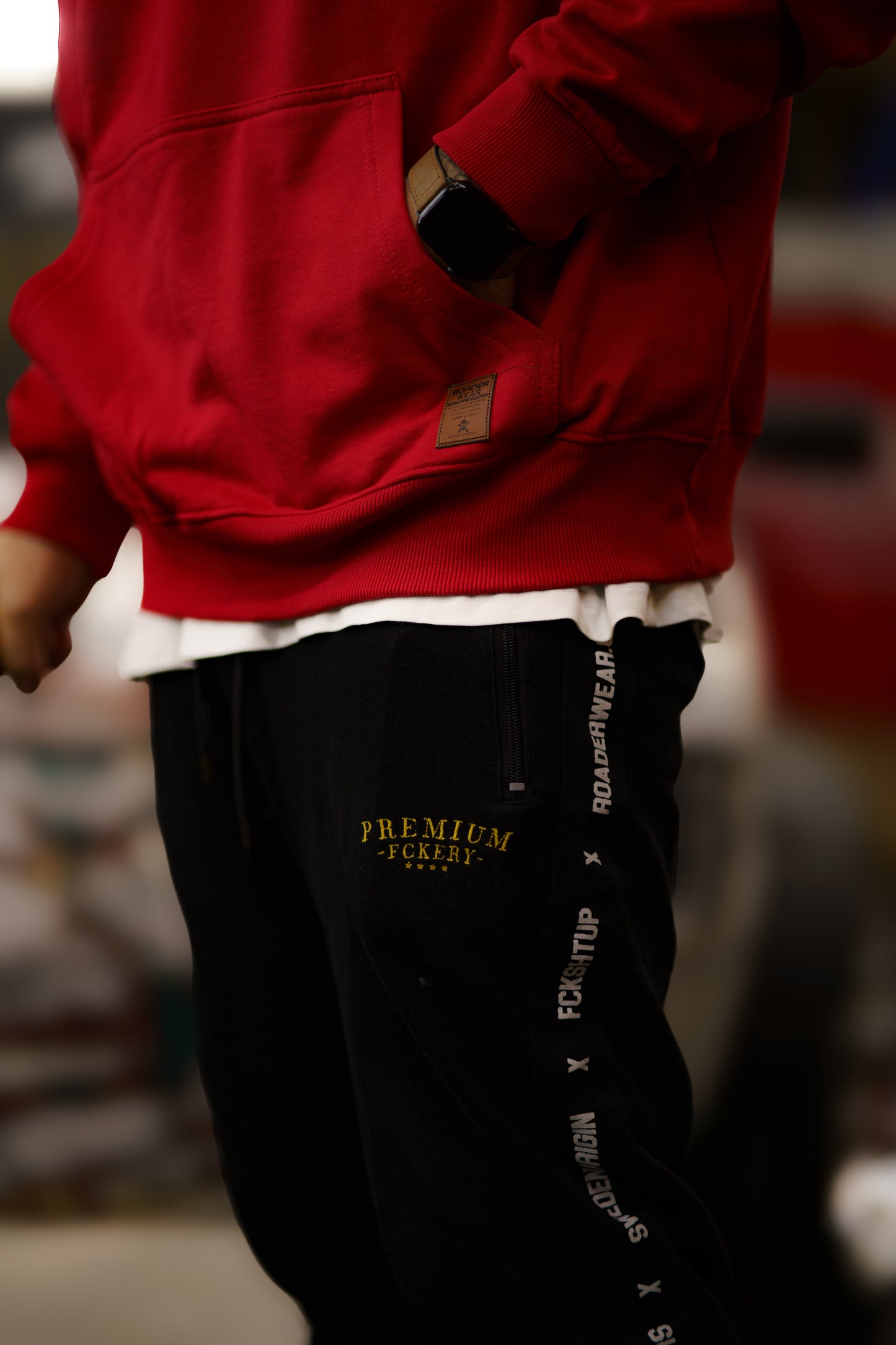 Onroaders Hoodie - Red Japs Embroidery