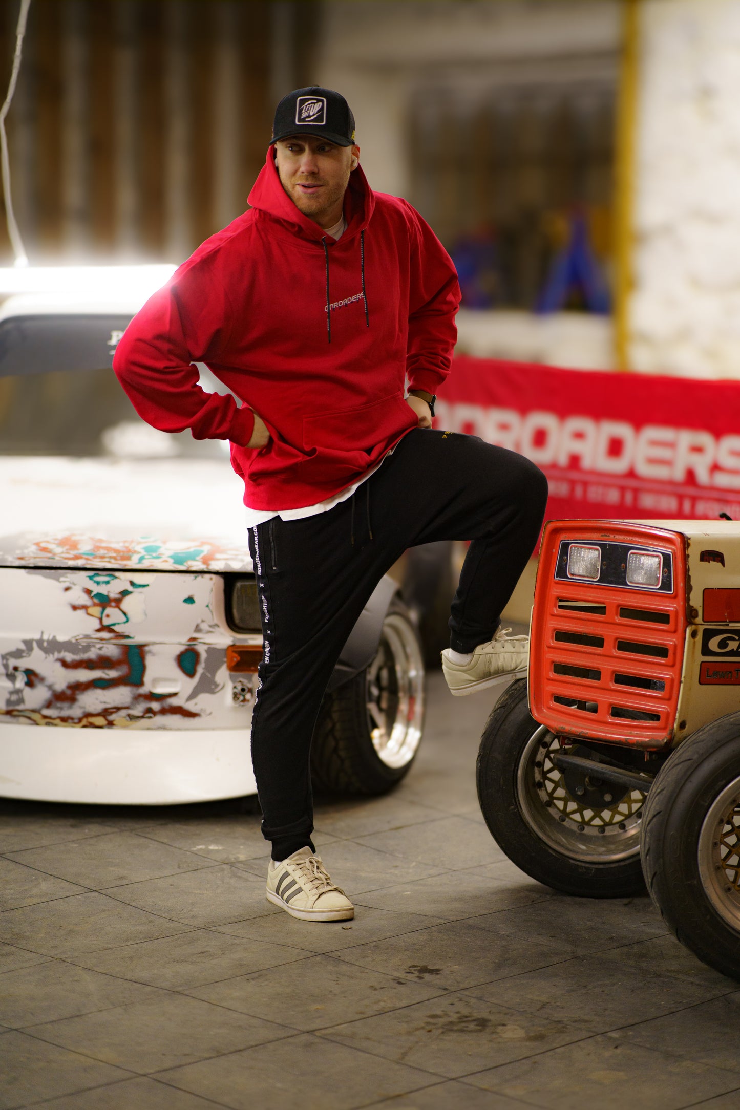 Onroaders Hoodie - Red Japs Embroidery