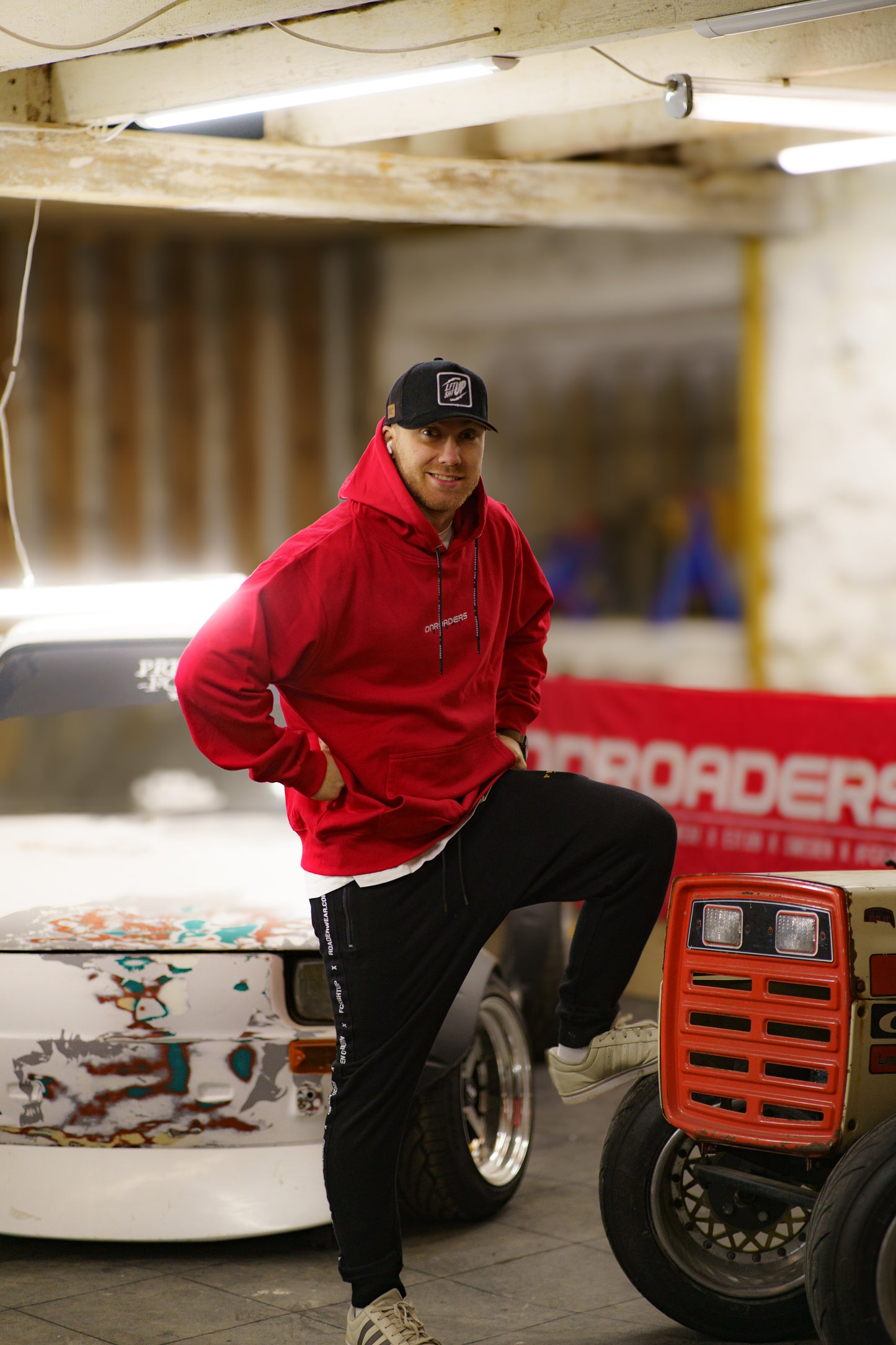 Onroaders Hoodie - Red Japs Embroidery