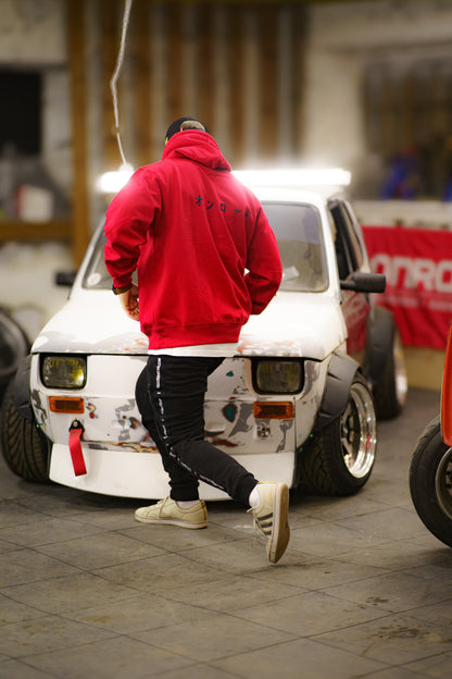 Onroaders Hoodie - Red Japs Embroidery