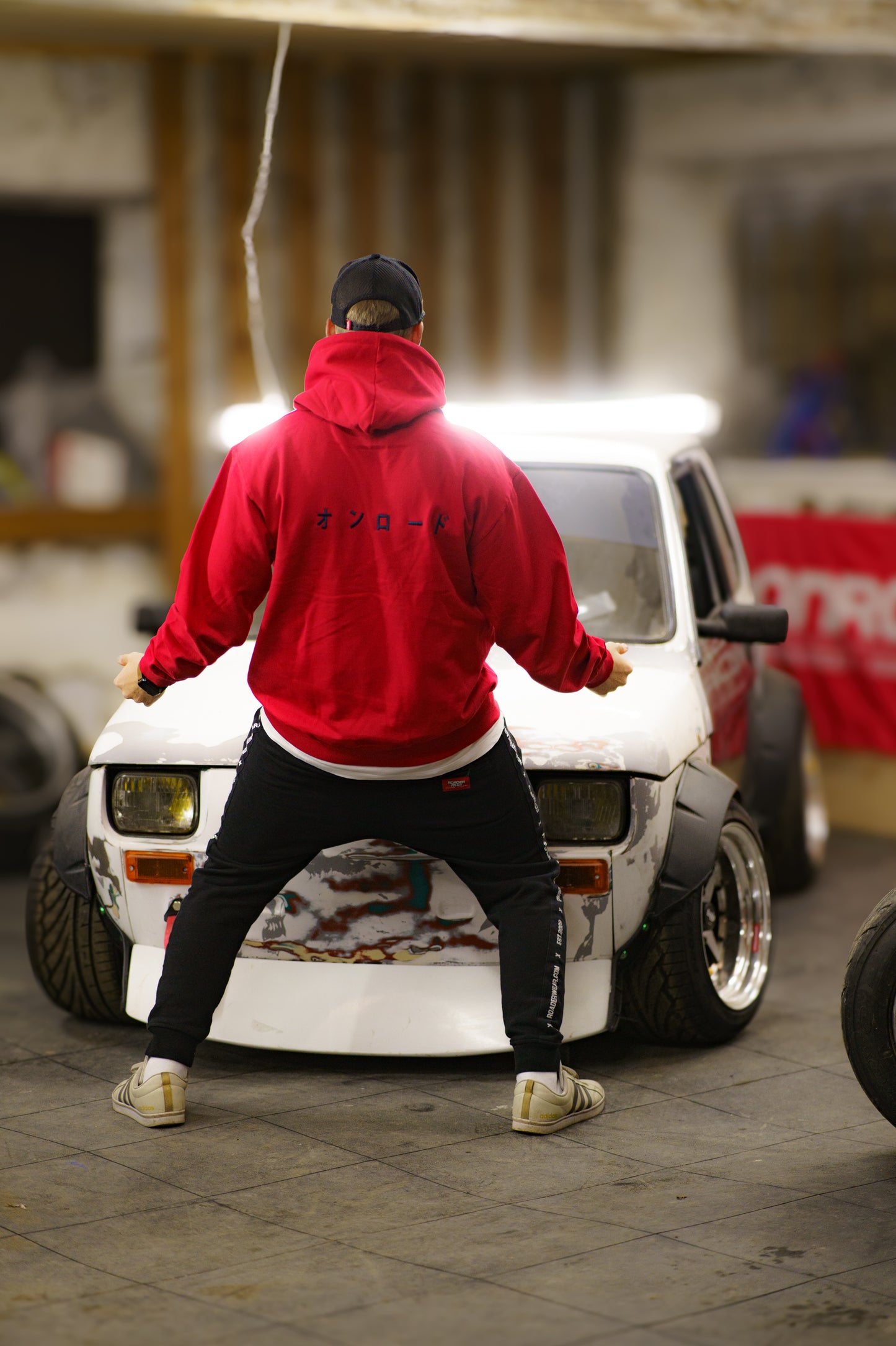 Onroaders Hoodie - Red Japs Embroidery