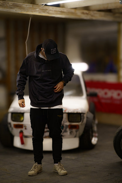 Hoodie Trust The Process - Dark Grey Color