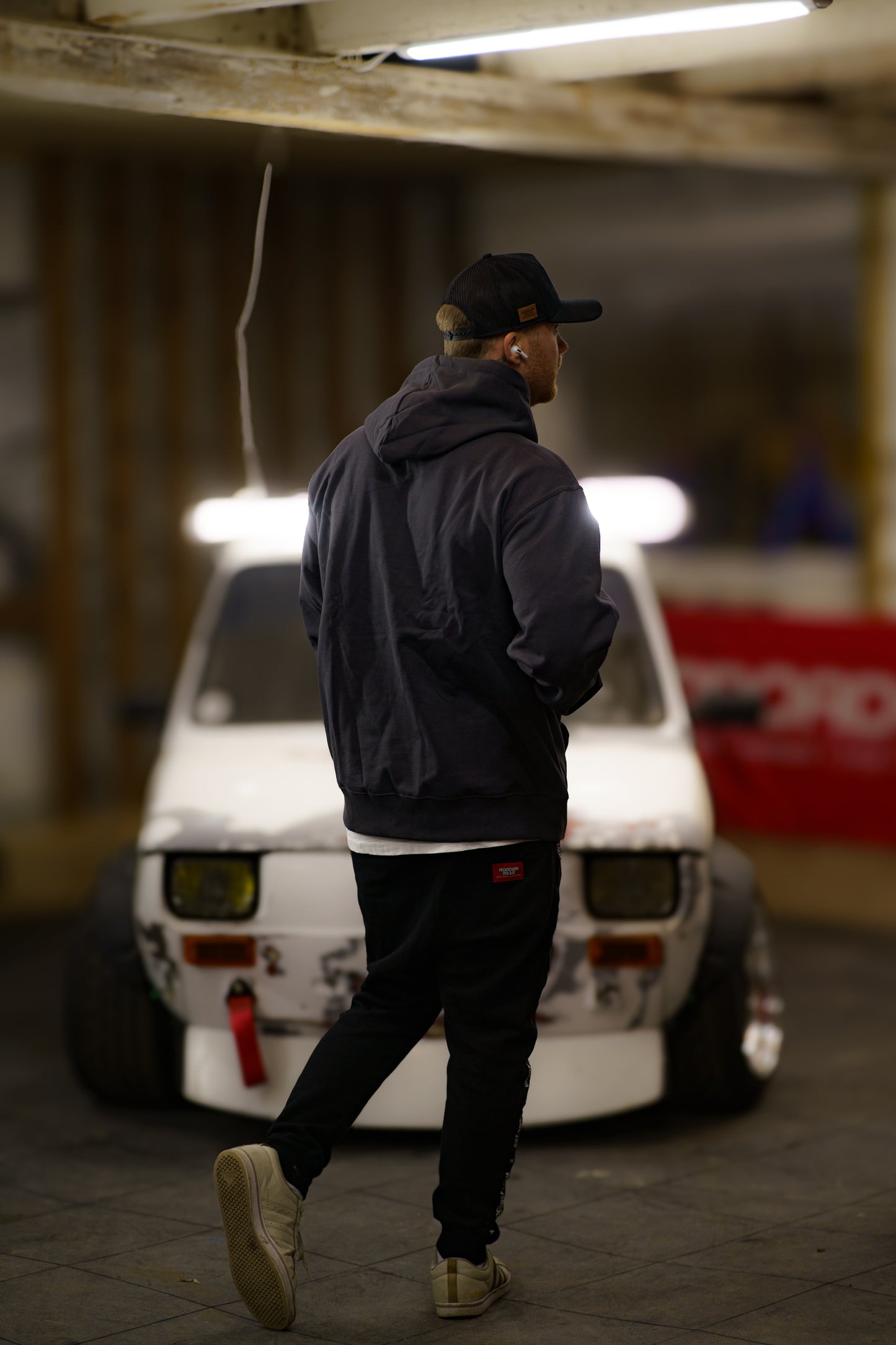 Hoodie Trust The Process - Dark Grey Color