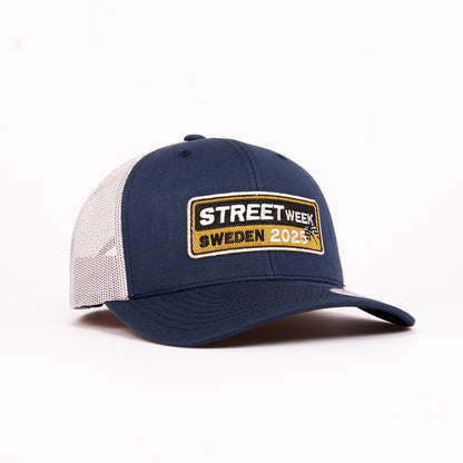 Street Week 25 Trucker - Navy/Silver