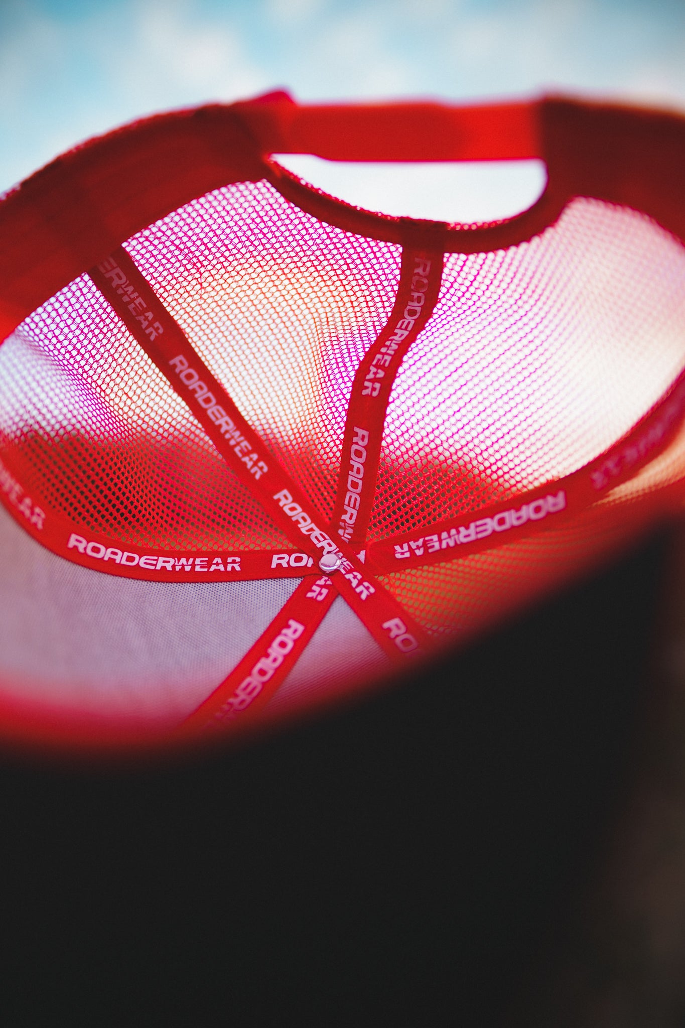 Roaderwear Snapback Trucker Cap Fckshtup Red One