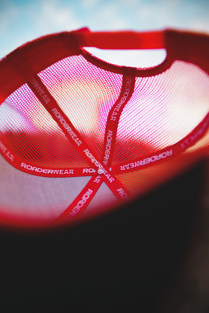 Roaderwear Snapback Trucker Cap Fckshtup Red One