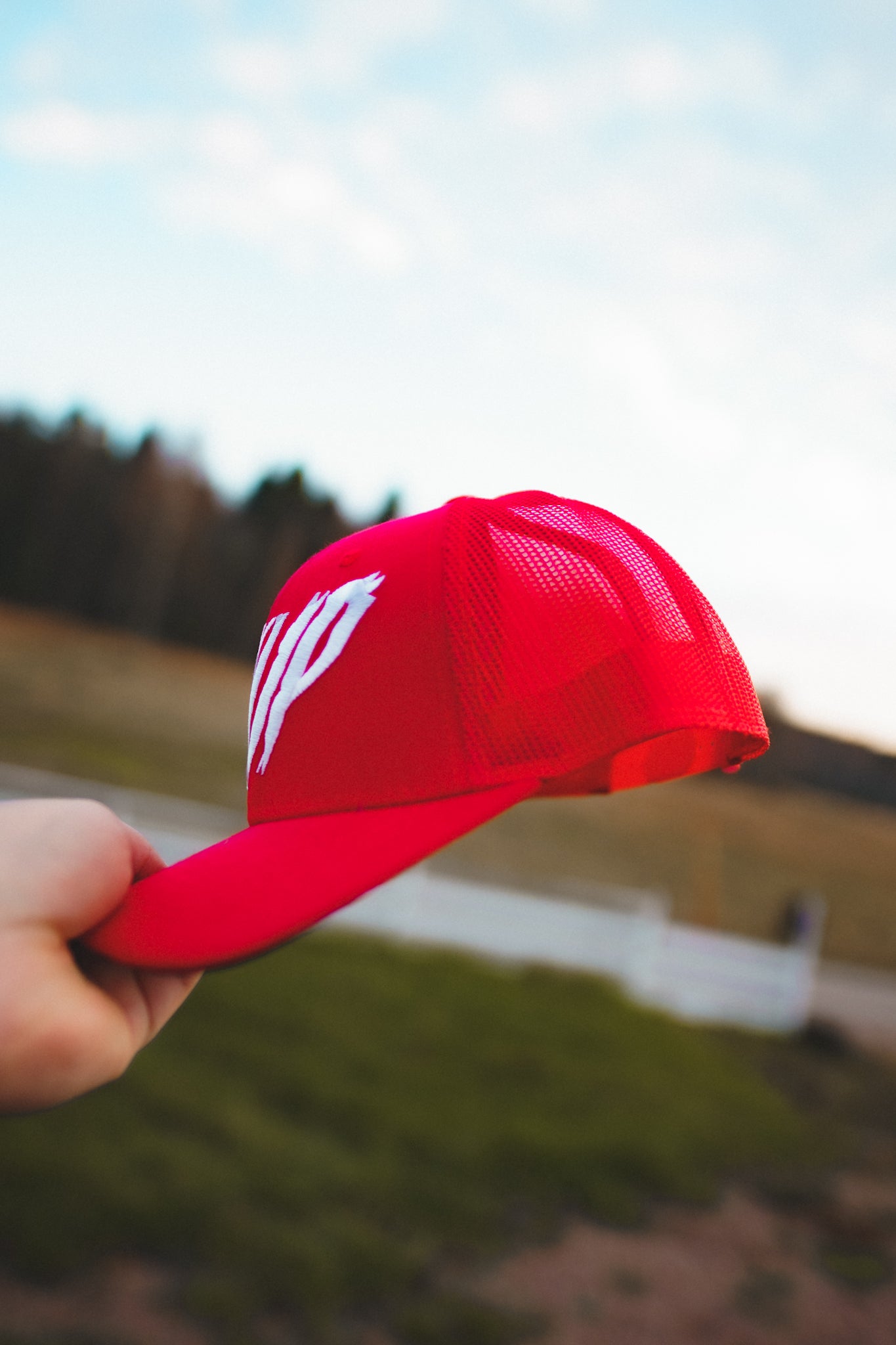 Roaderwear Baseball Trucker Cap Fckshtup Red One