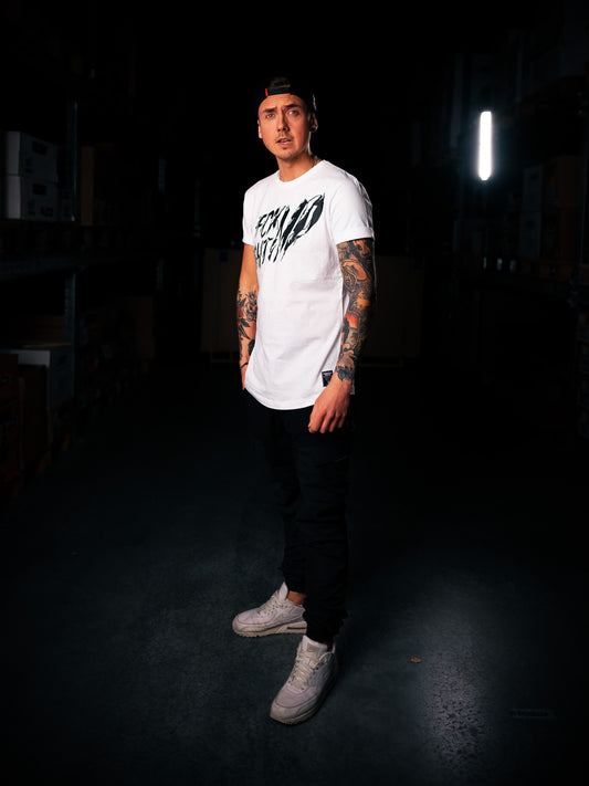 Roaderwear Fckshtup White V2 Long Tee