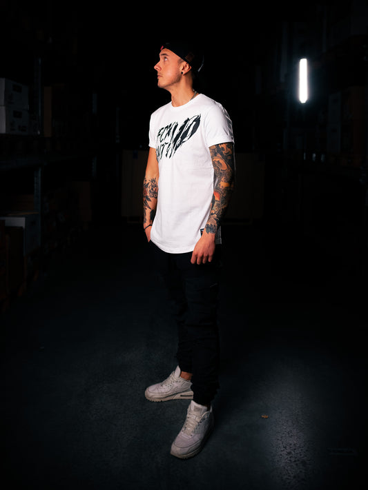 Roaderwear Fckshtup White V2 Long Tee