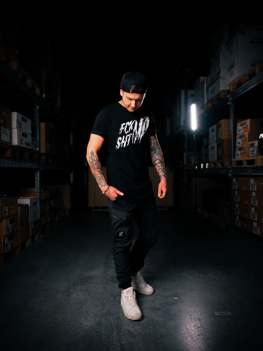 Roaderwear Fckshtup T-Shirt Black V.2 Long Tee