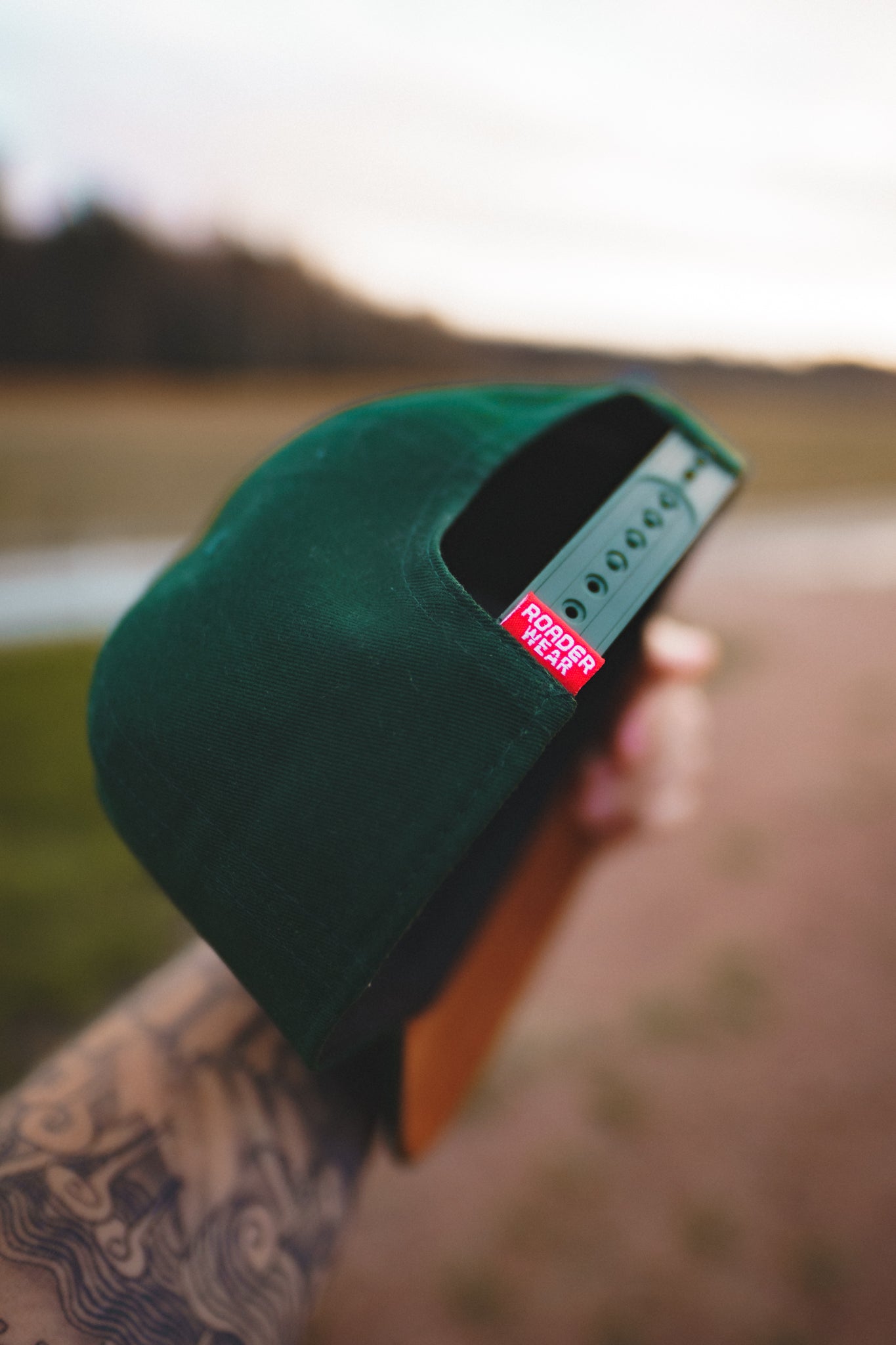 Onroaders Snapback Bar Logo Green