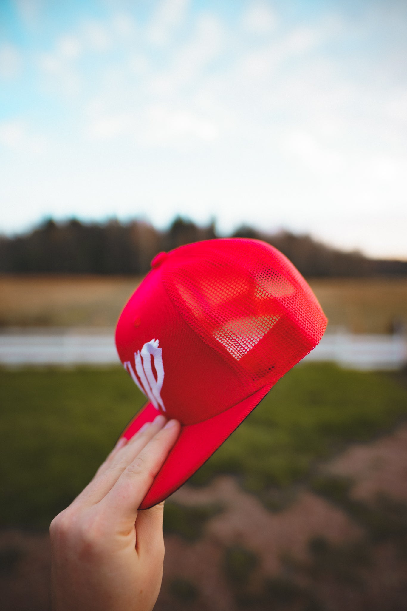 Roaderwear Snapback Trucker Cap Fckshtup Red One