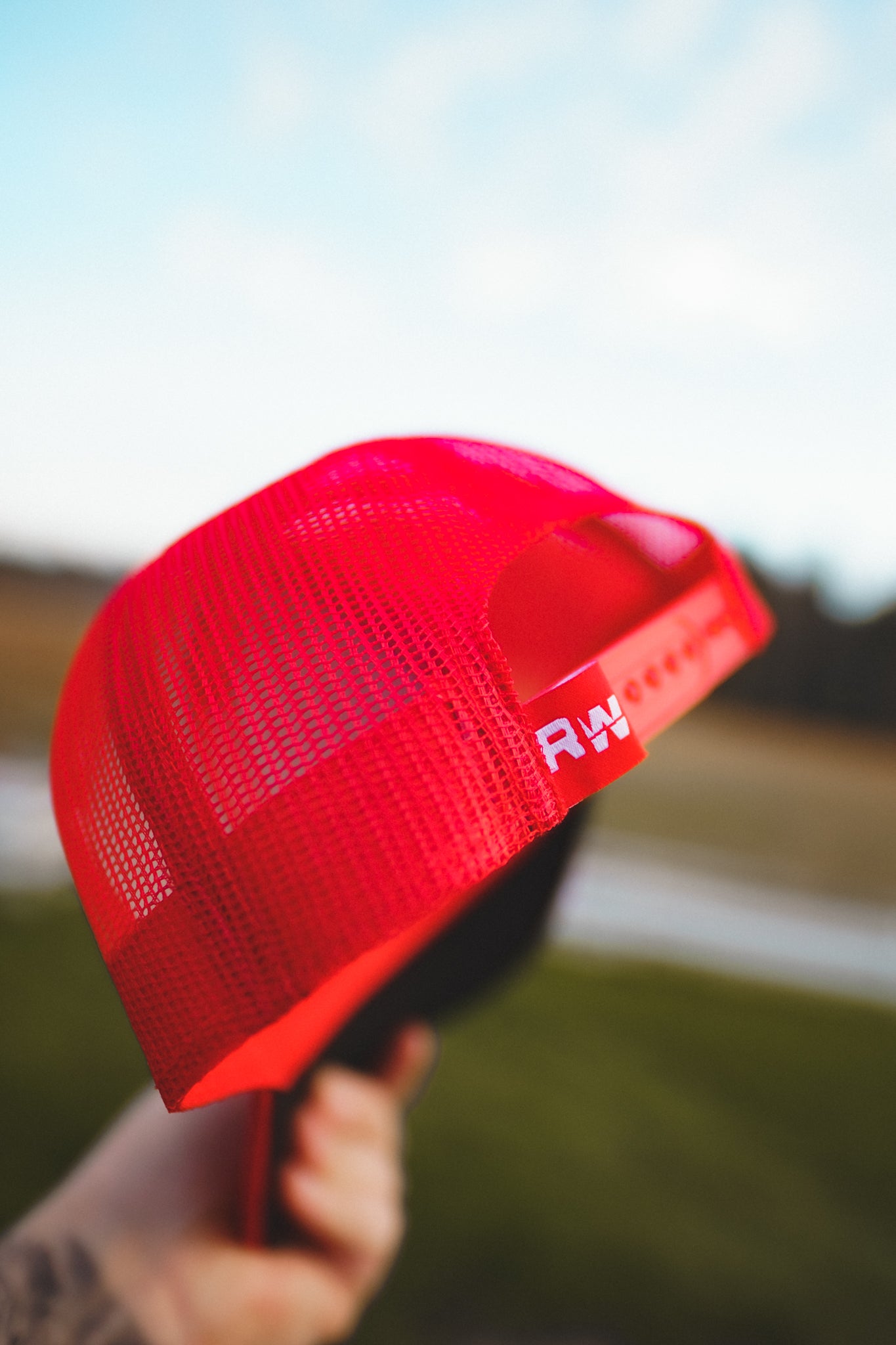 Roaderwear Baseball Trucker Cap Fckshtup Red One