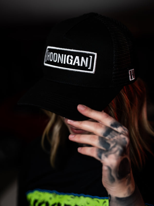 Hoonigan Censor Bar Keps Trucker - Black