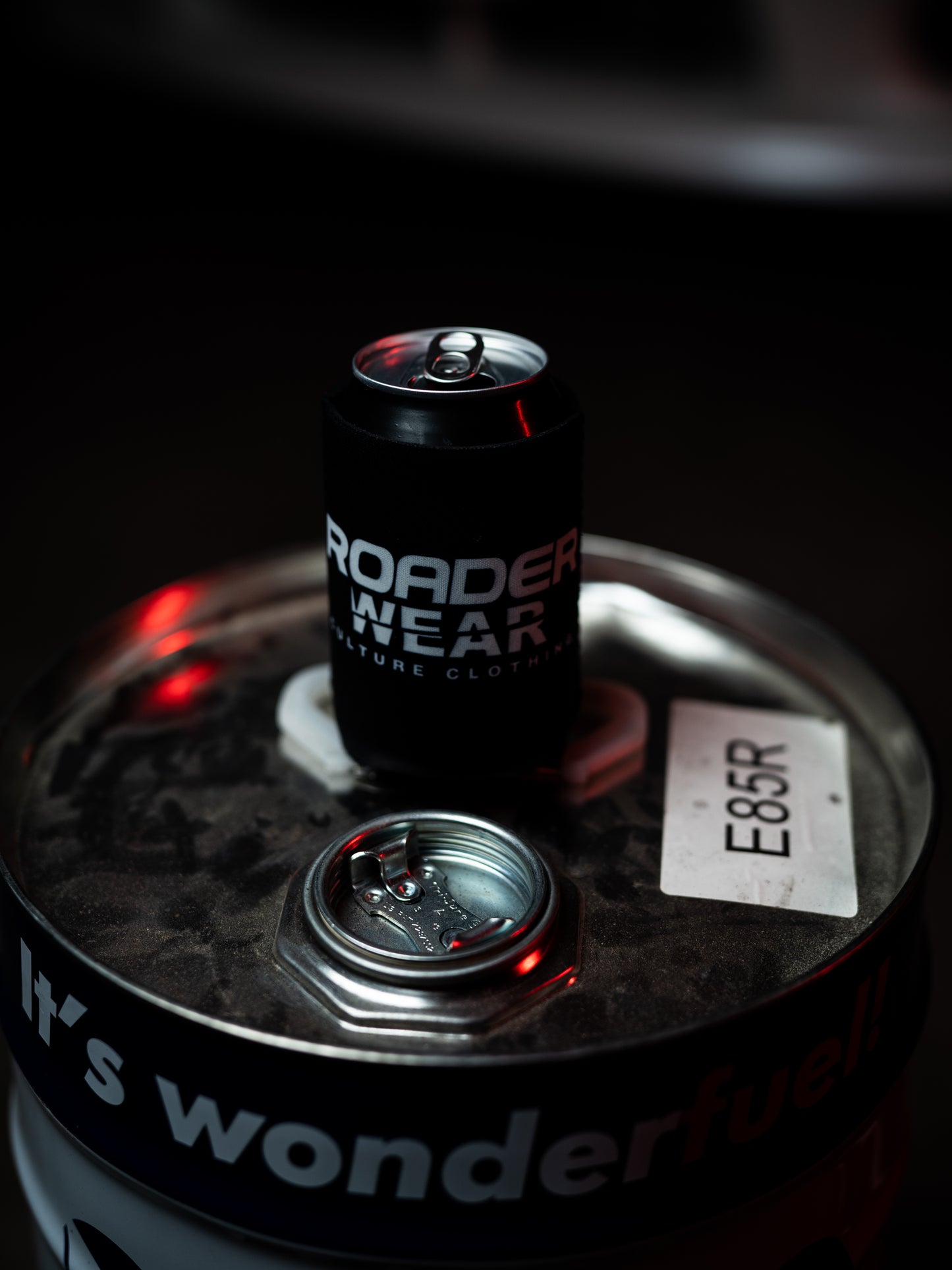 Roaderwear Fckshtup Coozie Can Cooler - Black