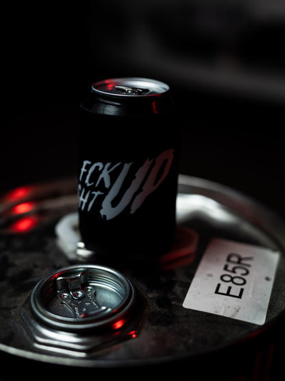 Roaderwear Fckshtup Coozie Can Cooler - Black