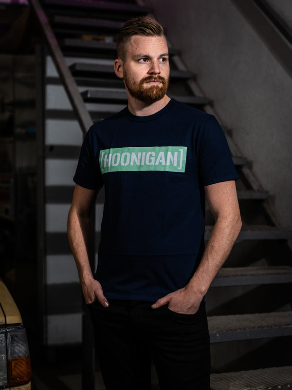 HOONIGAN CENSOR BAR T-shirt - Blå/Grön