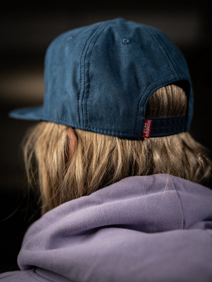 Roaderwear Snapback Cap Blue Suede Fckshtup V.2
