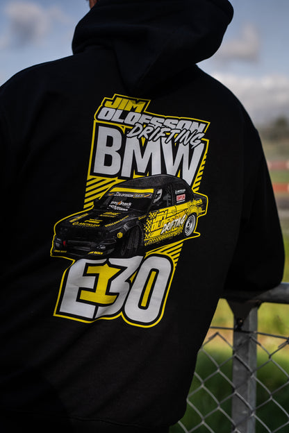JIM OLOFSSON DRIFTING / JOD HOODIE - E30 FULL BACK