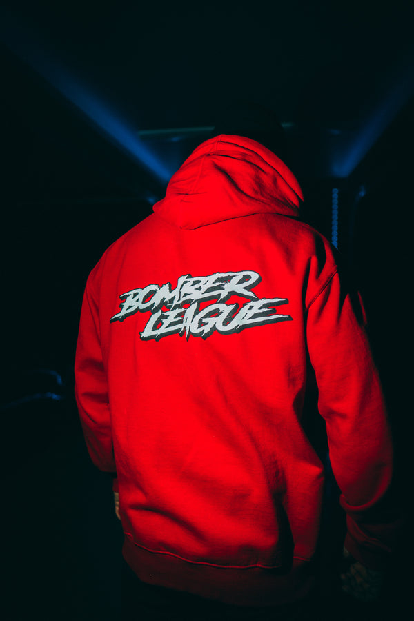 Bomber League Red Hoodie
